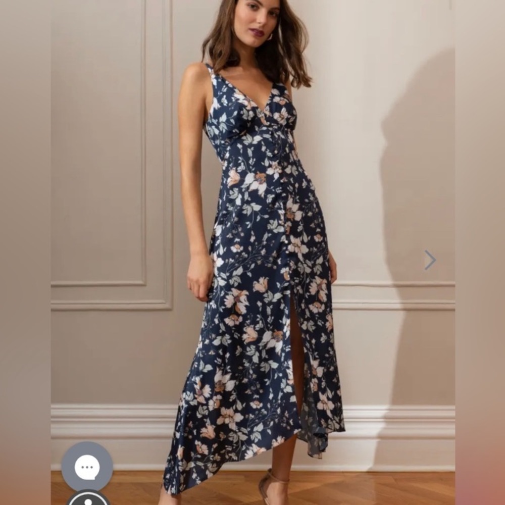 Jenny Yoo Ana dress, 2, navy/floral